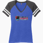 Durham Sports Commission <span class="pdp-name-mascot">Durham Sports Commission</span> District Women's Game V-Neck T-Shirt Front Thumbnail