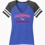 Clarkson-Leigh Patriots <span class="pdp-name-mascot">Clarkson-Leigh Patriots</span> District Women's Game V-Neck T-Shirt Front Thumbnail