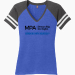 Mounds Park Academy Panthers District Women's Game V-Neck T-Shirt Front Thumbnail