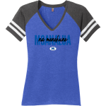 Moanalua Na Menehune <span class="pdp-name-mascot">Moanalua Menehunes</span> District Women's Game V-Neck T-Shirt Front Thumbnail