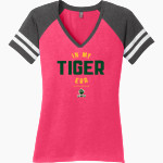 <span class="pdp-name-mascot">Summit Tigers</span> District Women's Game V-Neck T-Shirt Front Thumbnail