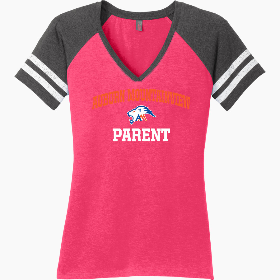 Auburn Mountainview Lions <span class="pdp-name-mascot">Auburn Mountainview Lions</span> District Women's Game V-Neck T-Shirt