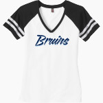 BARTLESVILLE HIGH SCHOOL BRUINS <span class="pdp-name-mascot">BARTLESVILLE BRUINS</span> District Women's Game V-Neck T-Shirt Front Thumbnail