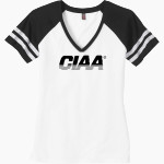 Central Intercollegiate Athletic Association District Women's Game V-Neck T-Shirt Front Thumbnail