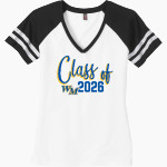 West Mifflin High School Titans Official Online Store District Women's Game V-Neck T-Shirt Front Thumbnail