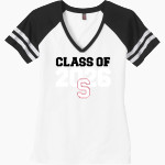 Seminary Cardinals <span class="pdp-name-mascot">Seminary Cardinals</span> District Women's Game V-Neck T-Shirt Front Thumbnail