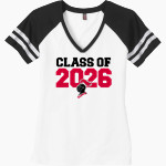 DEKALB HIGH SCHOOL BARONS District Women's Game V-Neck T-Shirt Front Thumbnail