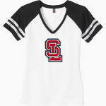 Spring Lake Lakers District Women's Game V-Neck T-Shirt Front Thumbnail