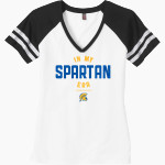 MASON CO CENTRAL HIGH SCHOOL SPARTANS District Women's Game V-Neck T-Shirt Front Thumbnail