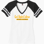 Good Shepherd Lutheran Panthers <span class="pdp-name-mascot">Good Shepherd Lutheran School Panthers</span> District Women's Game V-Neck T-Shirt Front Thumbnail