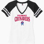 PIEDMONT CHRISTIAN SCHOOL CRUSADERS District Women's Game V-Neck T-Shirt Front Thumbnail
