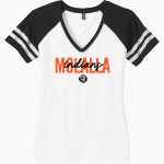 MOLALLA HIGH SCHOOL INDIANS <span class="pdp-name-mascot">MOLALLA INDIANS</span> District Women's Game V-Neck T-Shirt Front Thumbnail