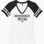BENTONVILLE HIGH SCHOOL TIGERS <span class="pdp-name-mascot">BENTONVILLE TIGERS</span> District Women's Game V-Neck T-Shirt Front Thumbnail