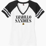 AMARILLO HIGH SCHOOL SANDIES <span class="pdp-name-mascot">AMARILLO SANDIES</span> District Women's Game V-Neck T-Shirt Front Thumbnail