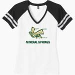 MINERAL SPRINGS HIGH SCHOOL HORNETS <span class="pdp-name-mascot">MINERAL SPRINGS HORNETS</span> District Women's Game V-Neck T-Shirt Front Thumbnail