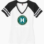 Cal Poly Humboldt Lumberjacks <span class="pdp-name-mascot">Humboldt State Lumberjacks</span> District Women's Game V-Neck T-Shirt Front Thumbnail