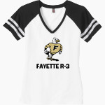 FAYETTE R-3 HIGH SCHOOL FALCONS <span class="pdp-name-mascot">FAYETTE R-3 FALCONS</span> District Women's Game V-Neck T-Shirt Front Thumbnail