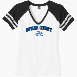 Butler County Bears <span class="pdp-name-mascot">Butler County Bears</span> District Women's Game V-Neck T-Shirt Front Thumbnail
