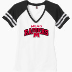 MEAD HIGH SCHOOL RAIDERS <span class="pdp-name-mascot">MEAD RAIDERS</span> District Women's Game V-Neck T-Shirt Front Thumbnail