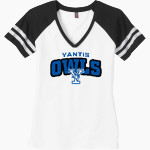 YANTIS HIGH SCHOOL OWLS District Women's Game V-Neck T-Shirt Front Thumbnail