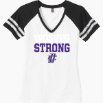 JJC Wolves <span class="pdp-name-mascot">JJC Wolves</span> District Women's Game V-Neck T-Shirt Front Thumbnail