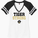 DEKALB HIGH SCHOOL TIGERS <span class="pdp-name-mascot">DEKALB TIGERS</span> District Women's Game V-Neck T-Shirt Front Thumbnail