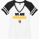 Nenana Lynx <span class="pdp-name-mascot">Nenana Lynx</span> District Women's Game V-Neck T-Shirt Front Thumbnail