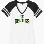 Trinity Catholic Celtics <span class="pdp-name-mascot">Trinity Catholic Celtics</span> District Women's Game V-Neck T-Shirt Front Thumbnail