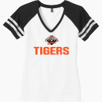 Mercer Tigers <span class="pdp-name-mascot">Mercer Tigers</span> District Women's Game V-Neck T-Shirt Front Thumbnail