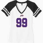 Loras College Duhawks <span class="pdp-name-mascot">Loras College Duhawks</span> District Women's Game V-Neck T-Shirt Front Thumbnail