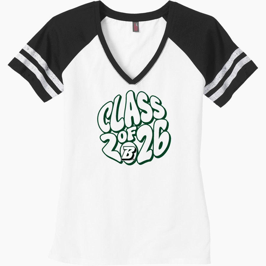 Binghamton University District Women's Game V-Neck T-Shirt