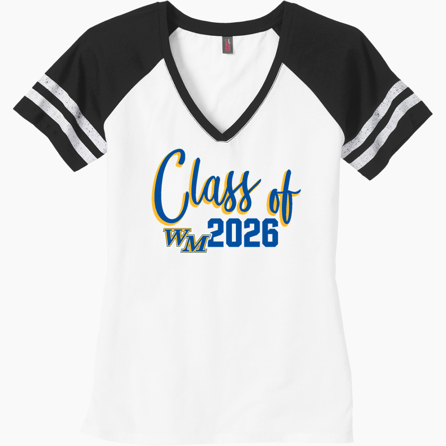 West Mifflin High School Titans Official Online Store District Women's Game V-Neck T-Shirt