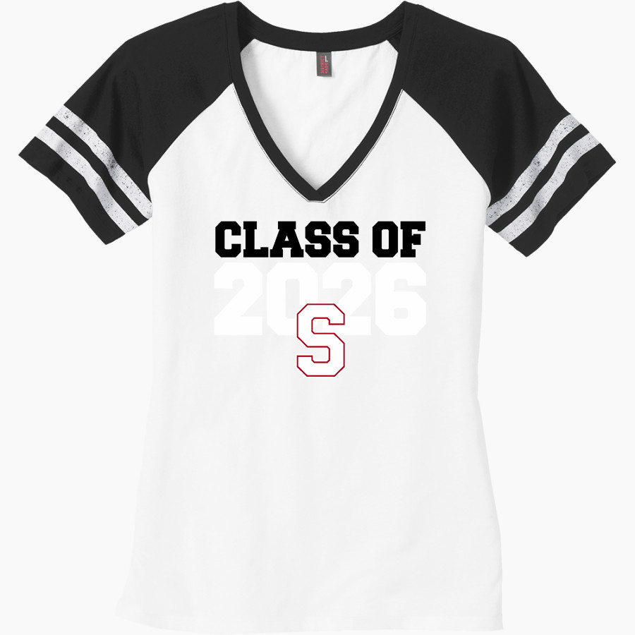 Seminary Cardinals <span class="pdp-name-mascot">Seminary Cardinals</span> District Women's Game V-Neck T-Shirt