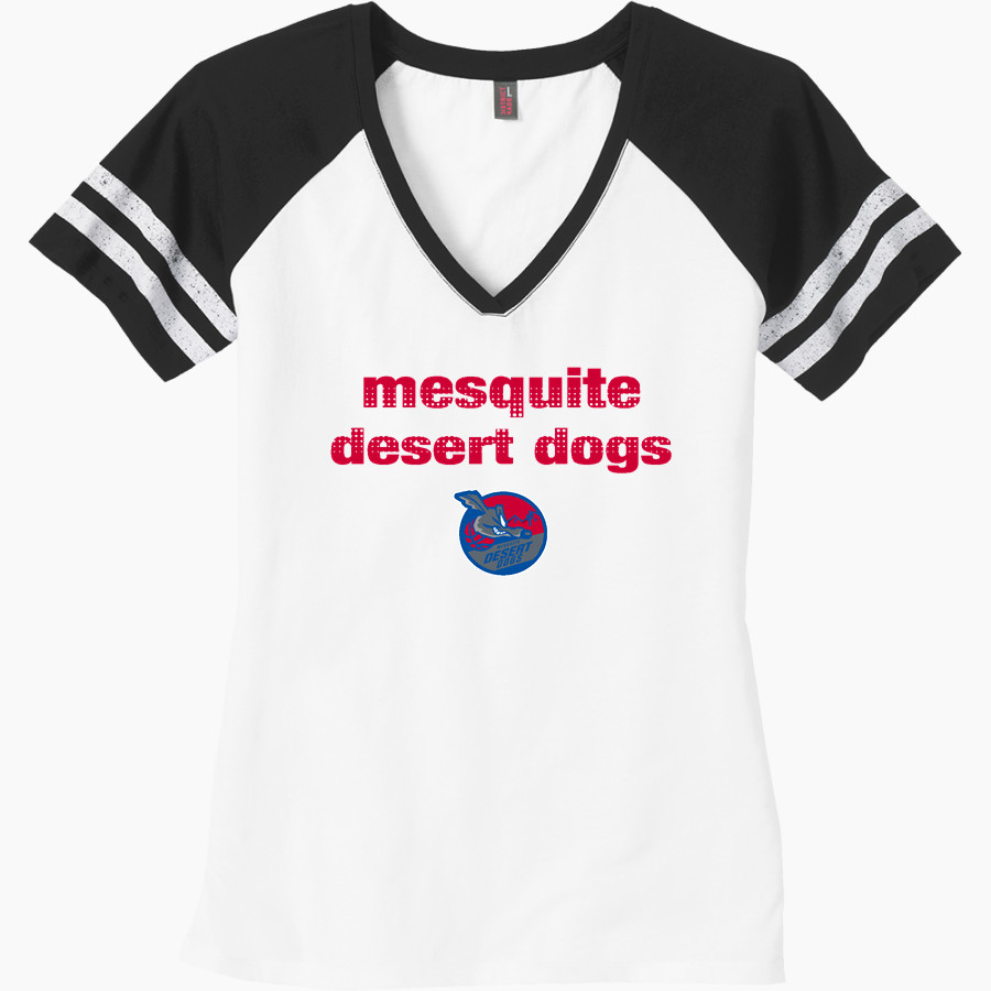 Mesquite Desert Dogs District Women's Game V-Neck T-Shirt