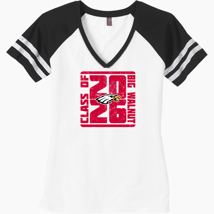 BIG WALNUT HIGH SCHOOL EAGLES <span class="pdp-name-mascot">BIG WALNUT EAGLES</span> District Women's Game V-Neck T-Shirt