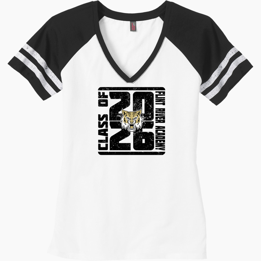 FLINT RIVER ACADEMY WILDCATS <span class="pdp-name-mascot">FLINT RIVER ACADEMY WILDCATS</span> District Women's Game V-Neck T-Shirt