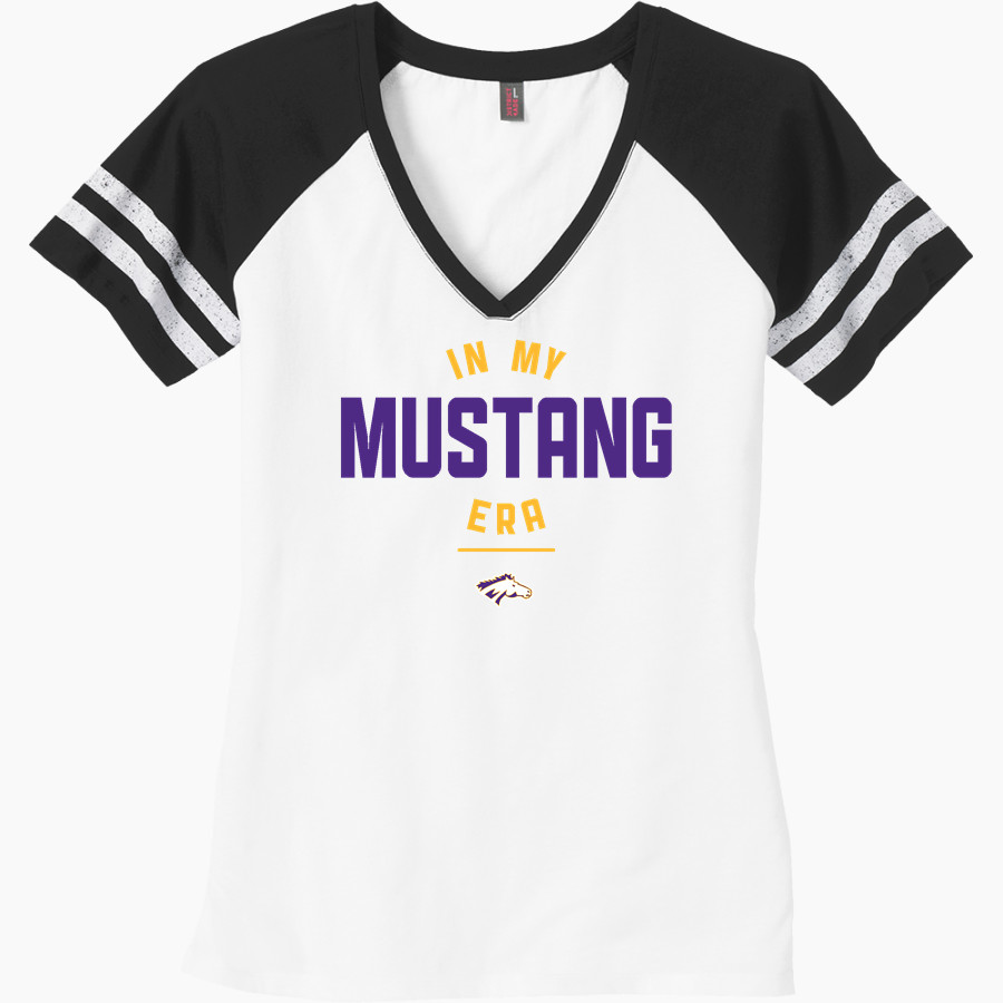 MEADOWBROOK ACADEMY MUSTANGS District Women's Game V-Neck T-Shirt