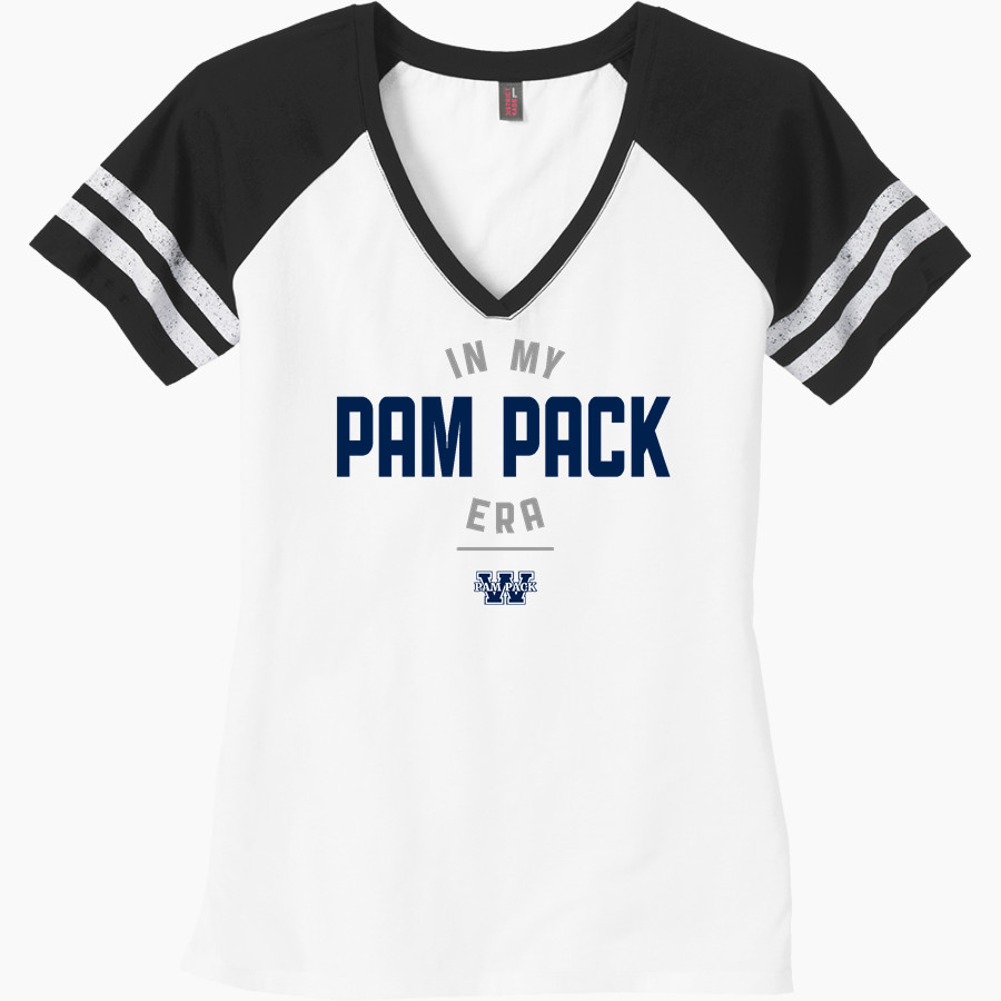 Washington Pam Pack <span class="pdp-name-mascot">Washington High School Pam Pack</span> District Women's Game V-Neck T-Shirt