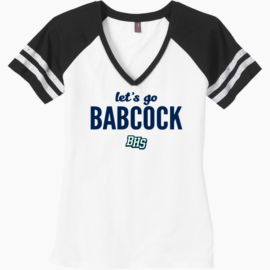 Babcock Trailblazers <span class="pdp-name-mascot">Babcock High School Trailblazers</span> District Women's Game V-Neck T-Shirt