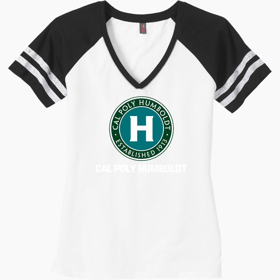 Cal Poly Humboldt Lumberjacks <span class="pdp-name-mascot">Humboldt State Lumberjacks</span> District Women's Game V-Neck T-Shirt