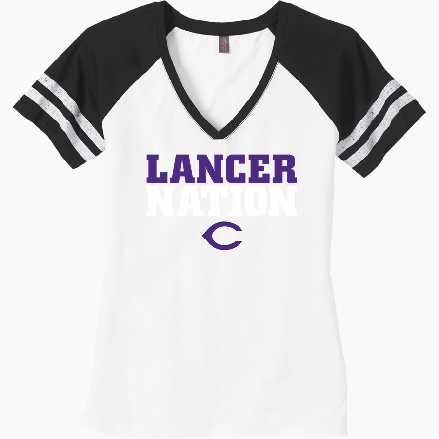 Carlsbad Lancers District Women's Game V-Neck T-Shirt
