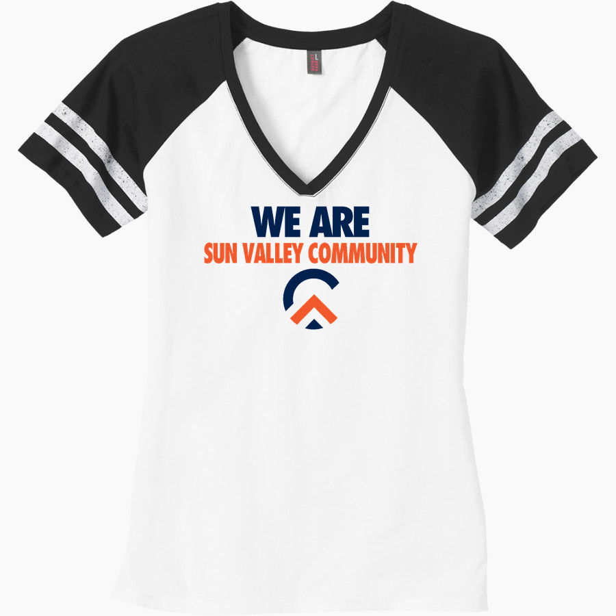 Sun Valley Community Cutthroats <span class="pdp-name-mascot">Sun Valley Community Cutthroats</span> District Women's Game V-Neck T-Shirt