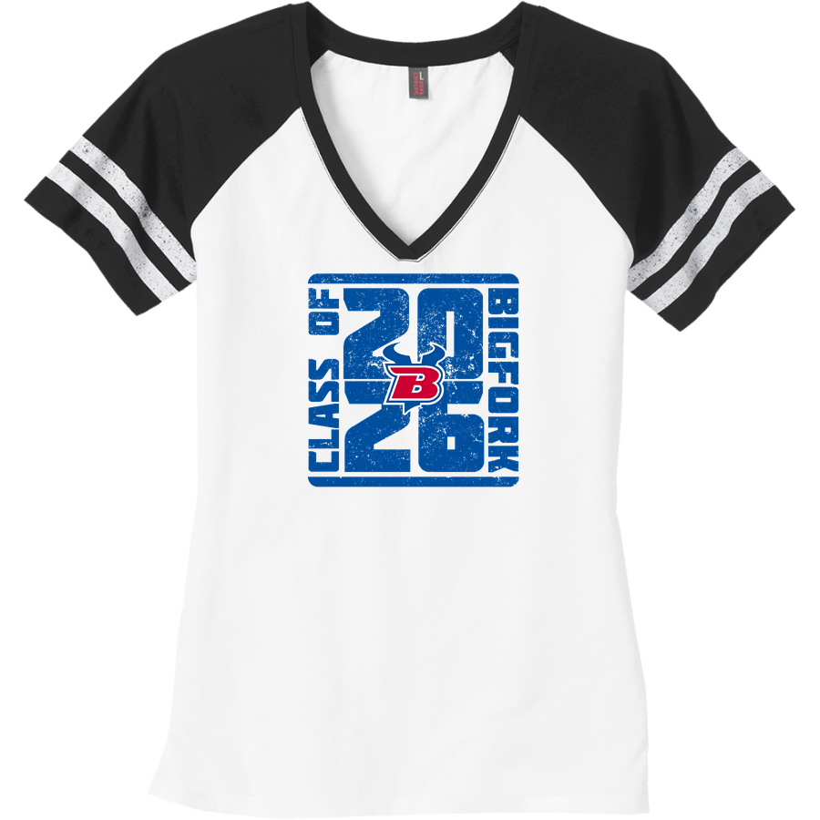BIGFORK HIGH SCHOOL VIKINGS <span class="pdp-name-mascot">BIGFORK VIKINGS</span> District Women's Game V-Neck T-Shirt