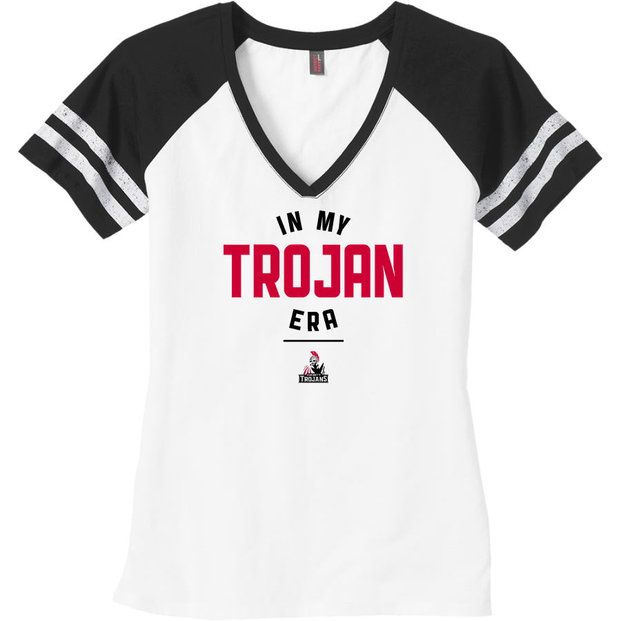 Everett Trojan <span class="pdp-name-mascot">Everett Trojans</span> District Women's Game V-Neck T-Shirt