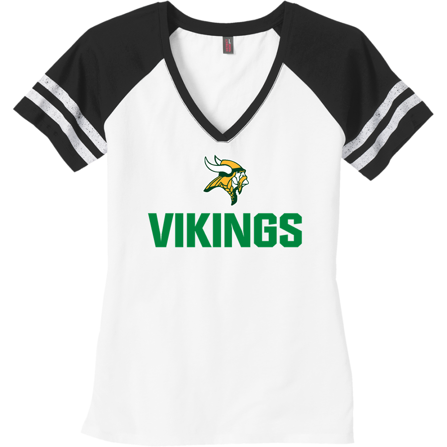 NORTHRIDGE HIGH SCHOOL VIKINGS <span class="pdp-name-mascot">NORTHRIDGE VIKINGS</span> District Women's Game V-Neck T-Shirt