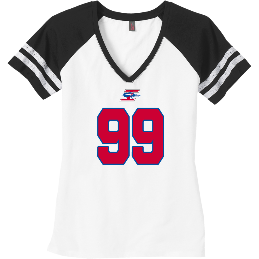 INTERSTATE 35 HIGH SCHOOL ROADRUNNERS <span class="pdp-name-mascot">INTERSTATE 35 ROADRUNNERS</span> District Women's Game V-Neck T-Shirt