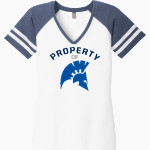 Tacoma Community College Titans <span class="pdp-name-mascot">Tacoma Community College Titans</span> District Women's Game V-Neck T-Shirt Front Thumbnail
