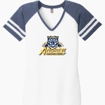 Andrew Tigers <span class="pdp-name-mascot">Andrew College Tigers</span> District Women's Game V-Neck T-Shirt Front Thumbnail