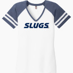 UC Santa Cruz Banana Slugs <span class="pdp-name-mascot">UC Santa Cruz Banana Slugs</span> District Women's Game V-Neck T-Shirt Front Thumbnail
