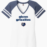 Glenn Grizzlies <span class="pdp-name-mascot">Tom Glenn Grizzlies</span> District Women's Game V-Neck T-Shirt Front Thumbnail